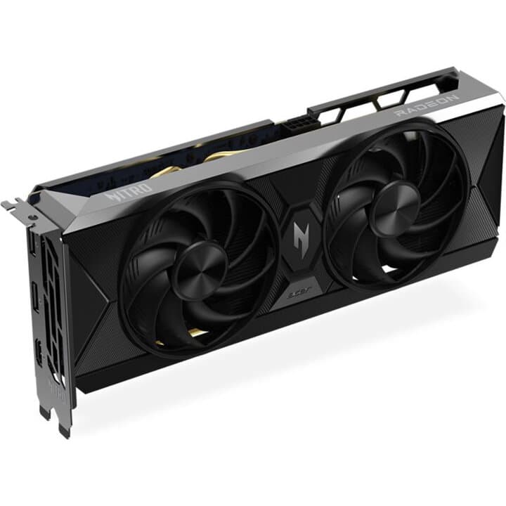 Placa video Acer Nitro Radeon RX 9060 XT OC 8GB cu două ventilatoare