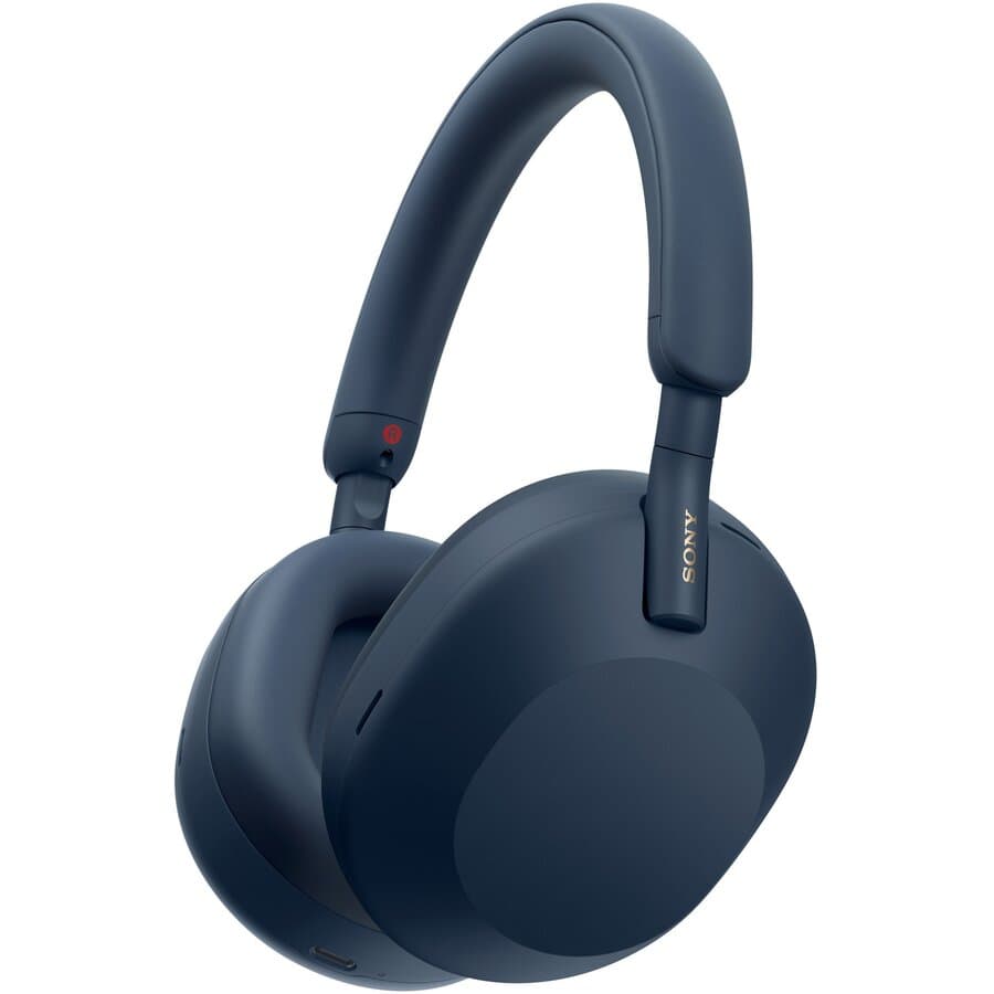 Căști Sony WH-1000XM5 în finisajul albastru Moonlit Blue